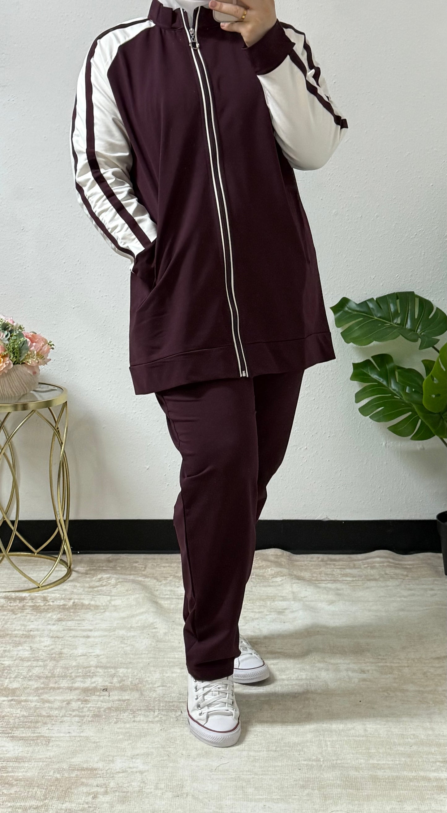 Sporty Cotton Sweat-Set