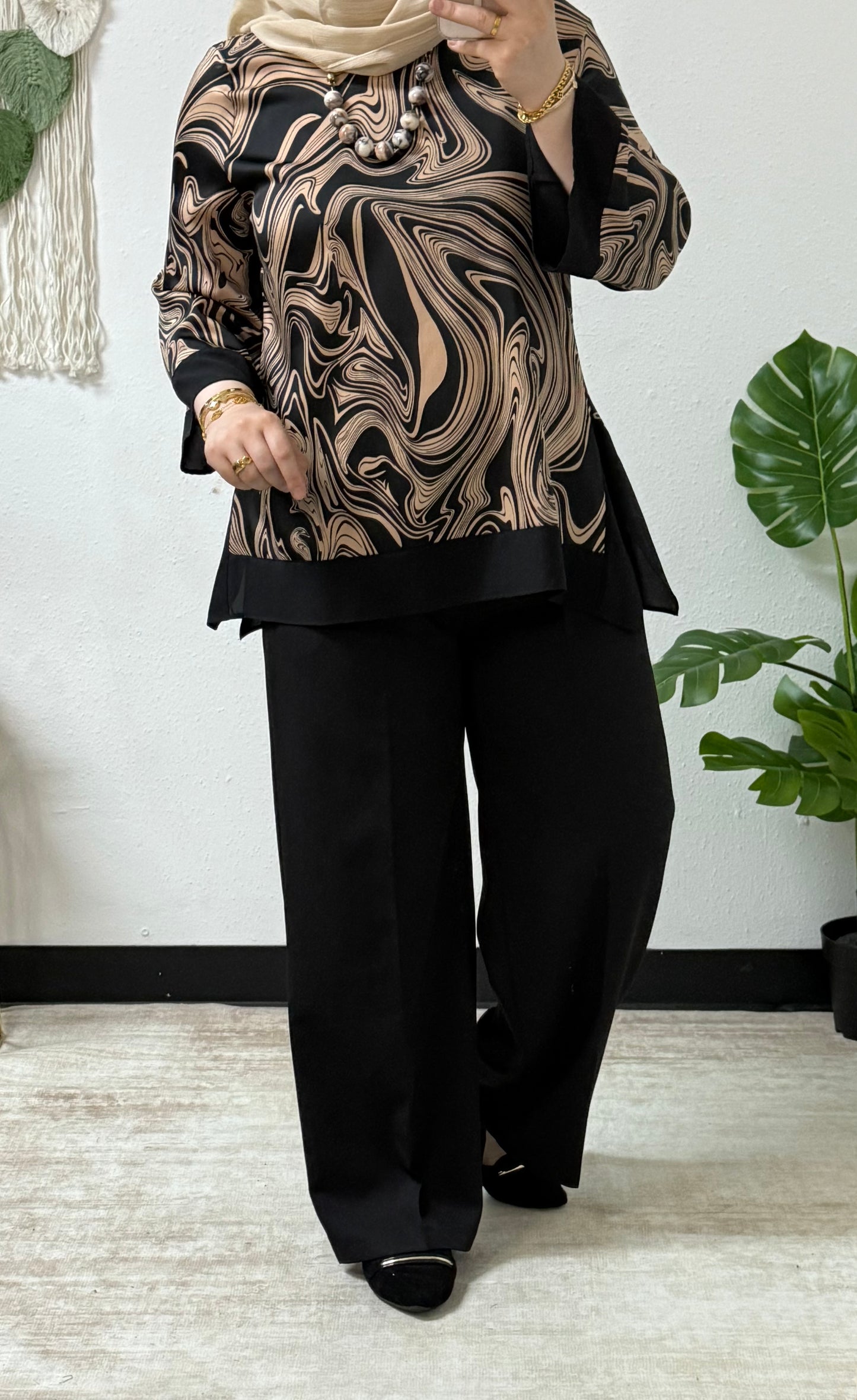 Silk Pattern Shirt