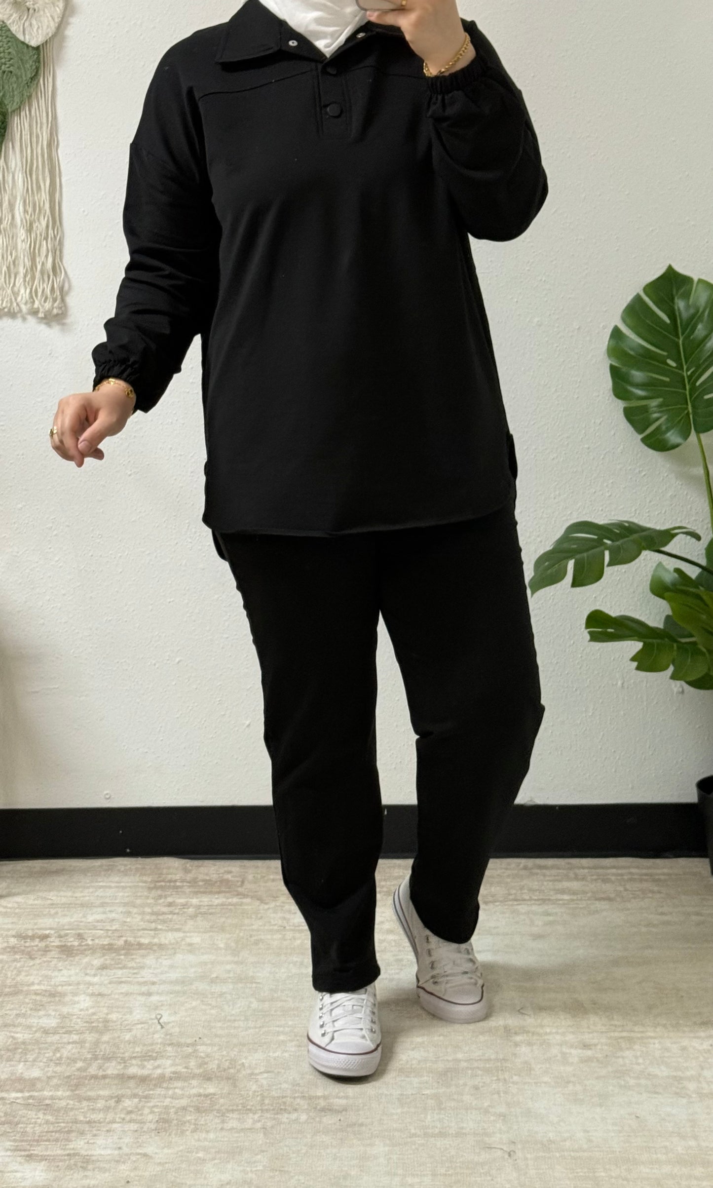 Collar Button Tracksuit