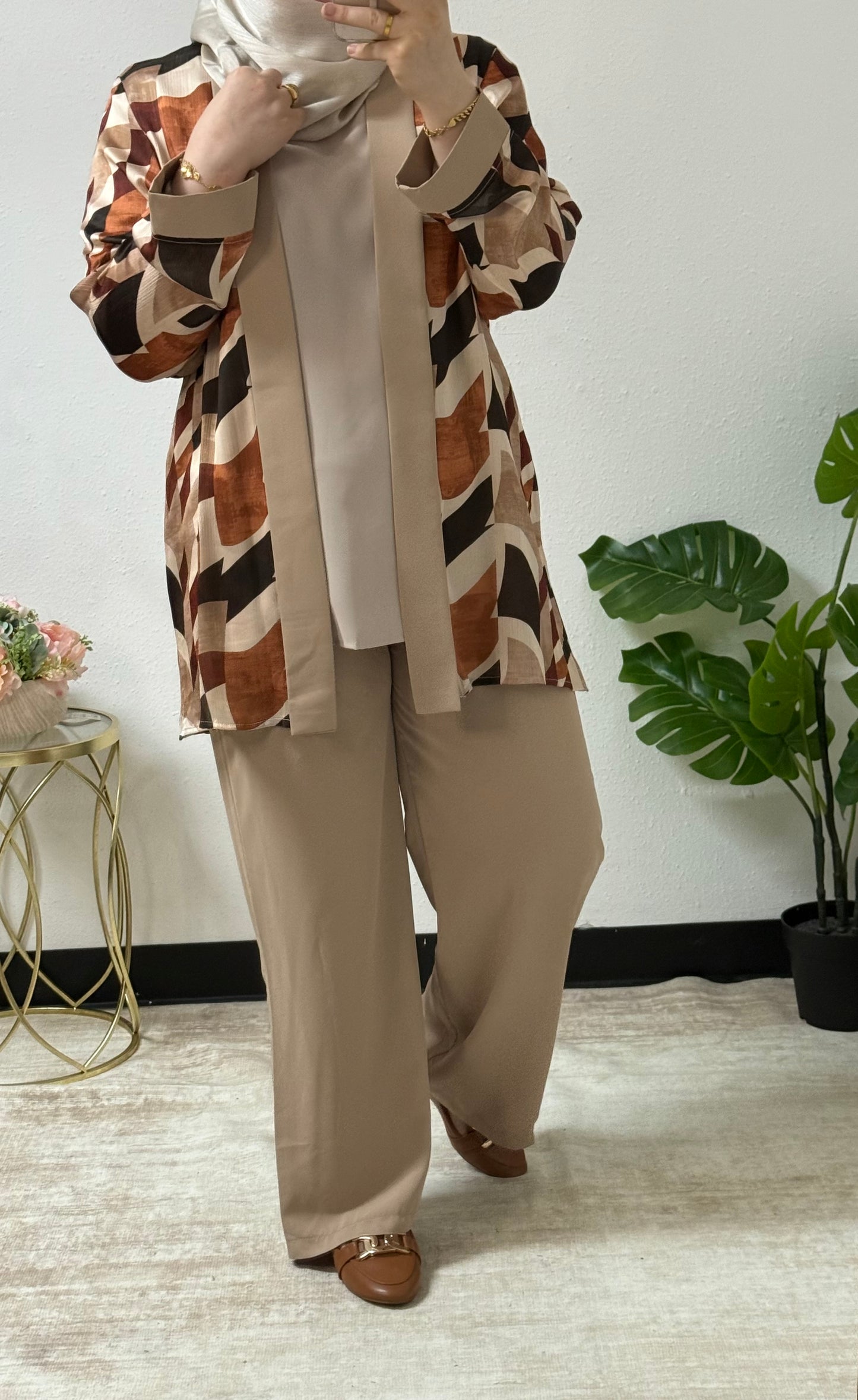 Three-piece pattern set