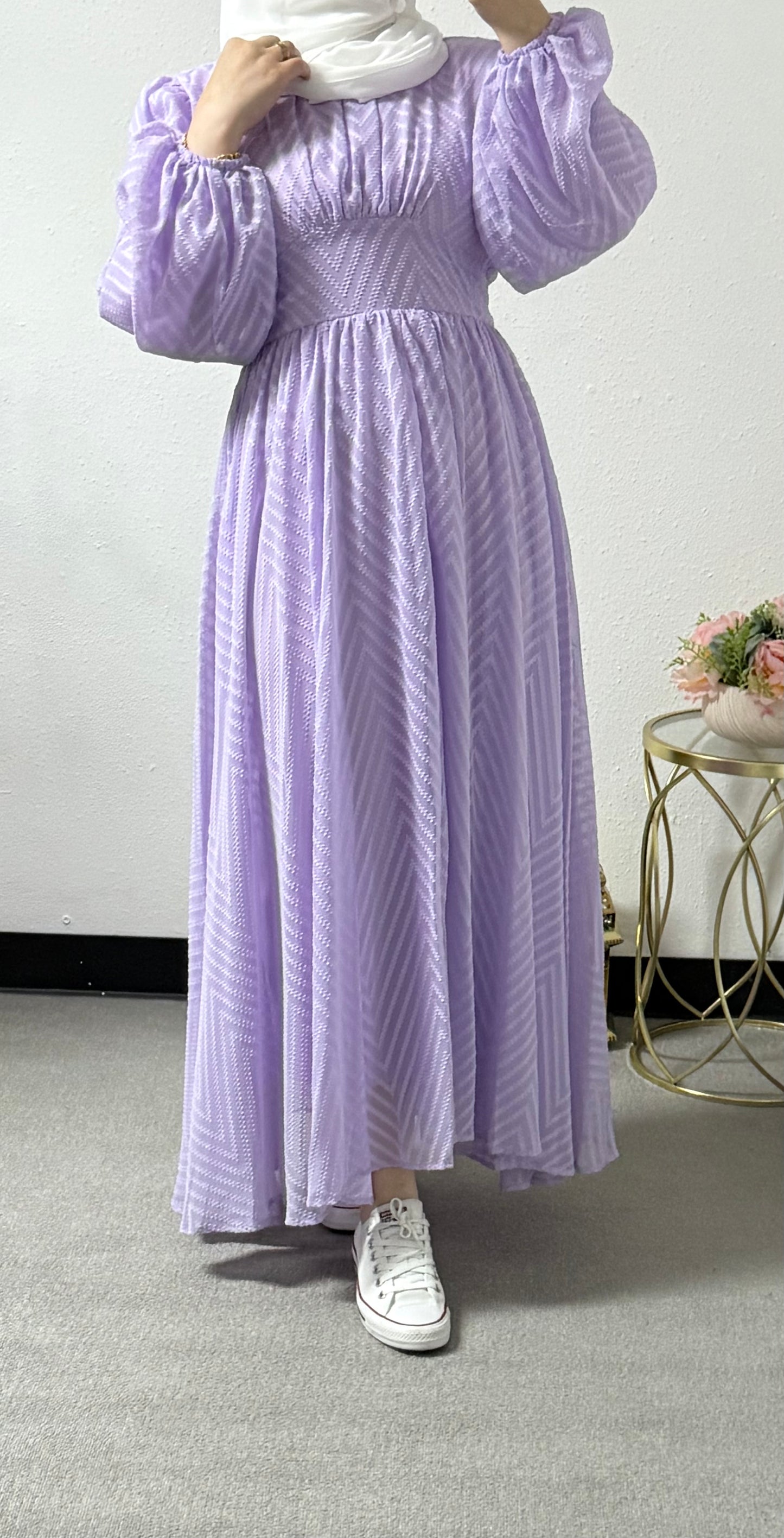 Light color dress