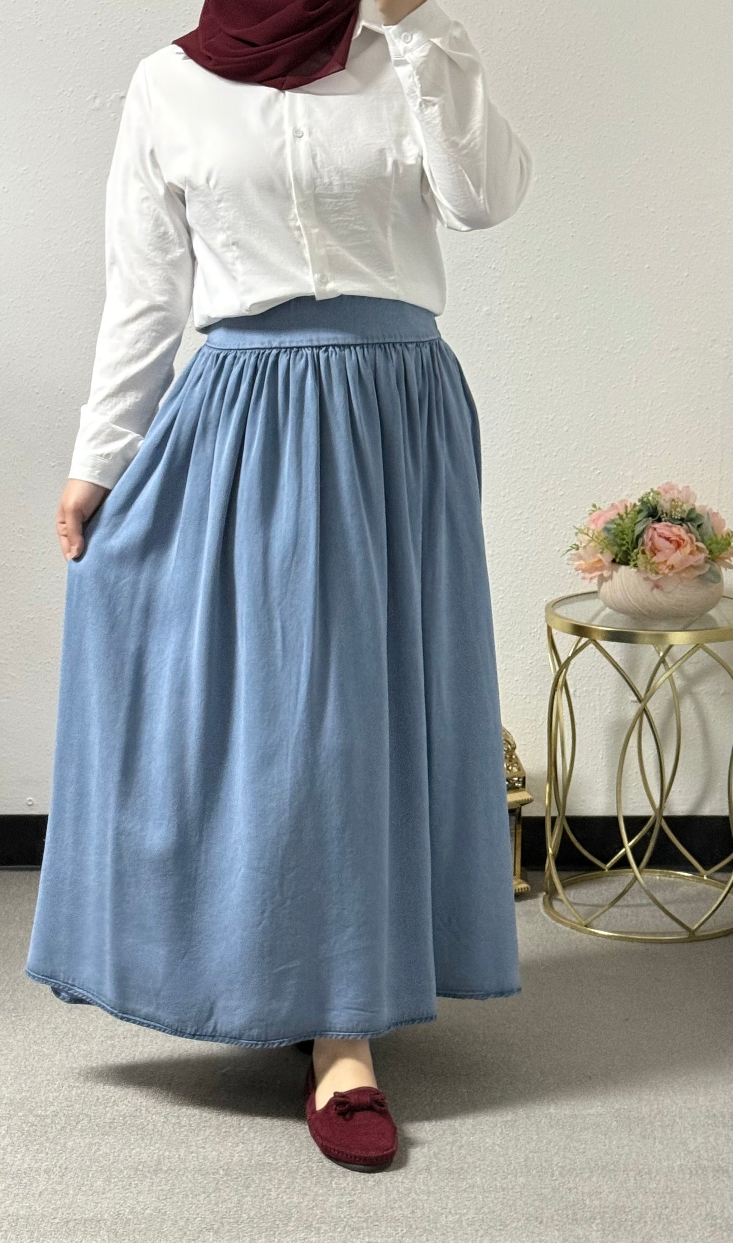 Denim skirt