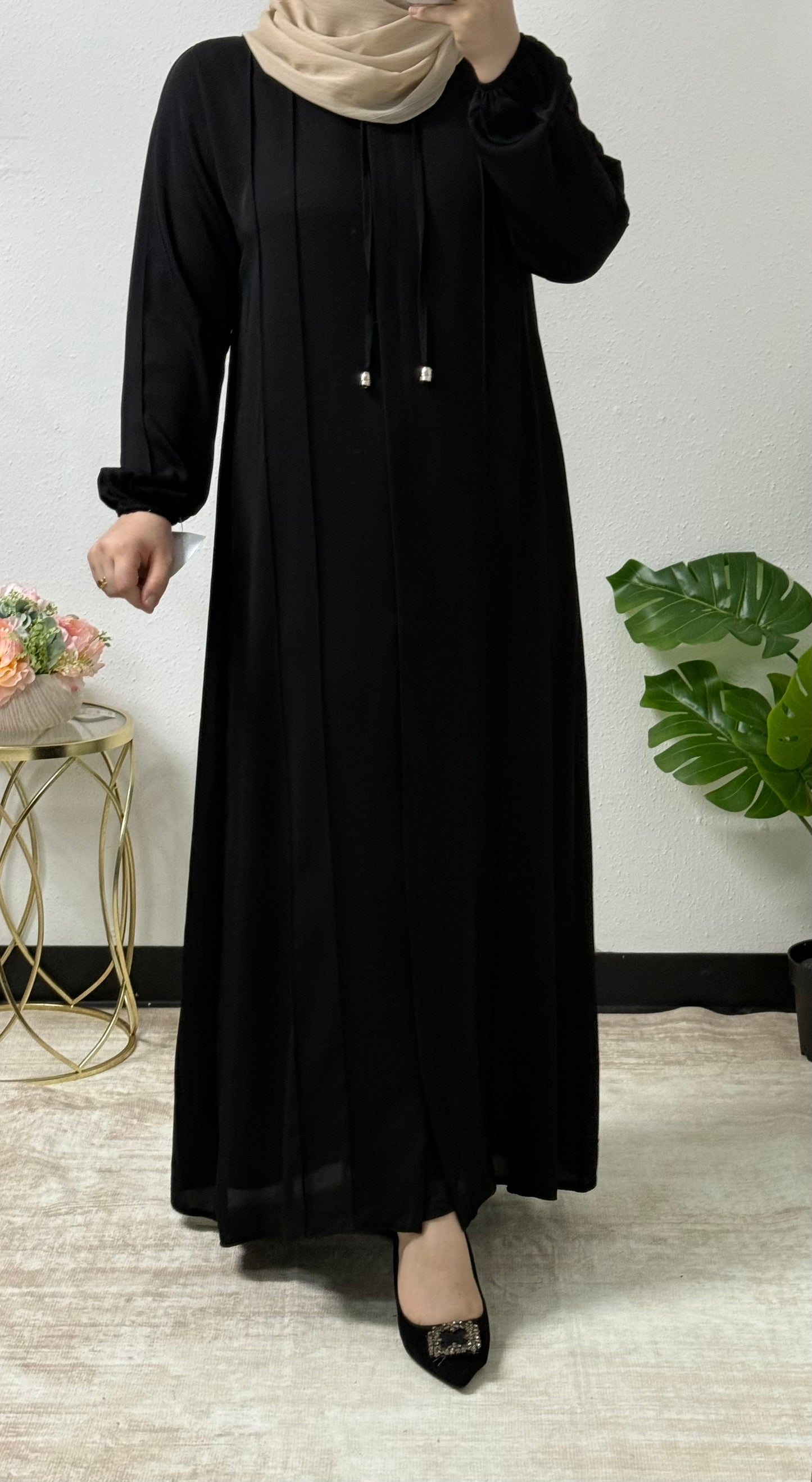 Graceful Modest Cut Abaya