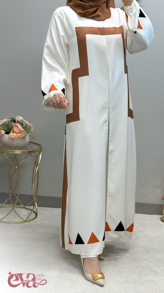 open abaya pharaonic