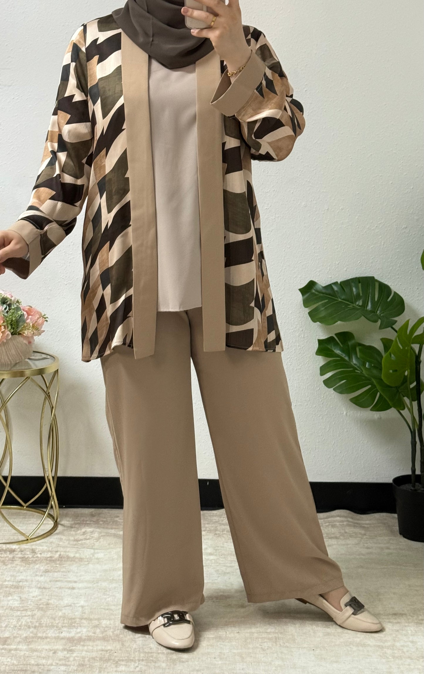 Three-piece pattern set