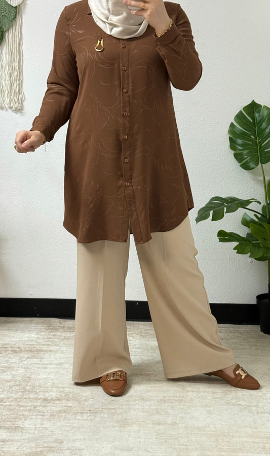 Modest Collar Shirt