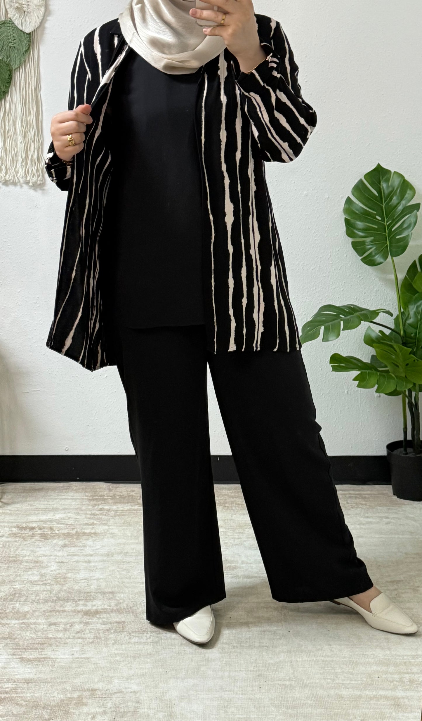 Three-Pcs Zebra Print Set
