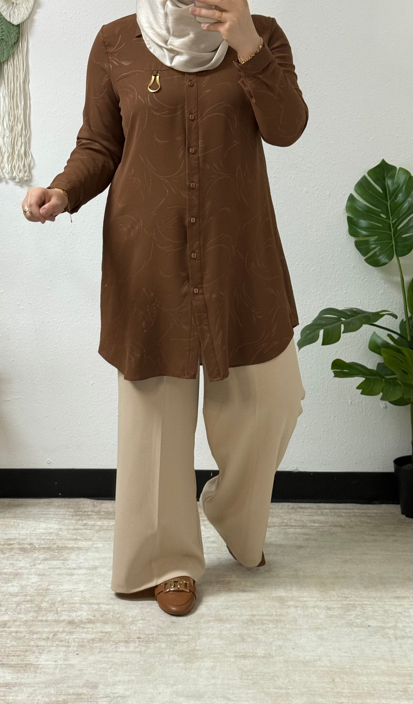 Modest Collar Shirt