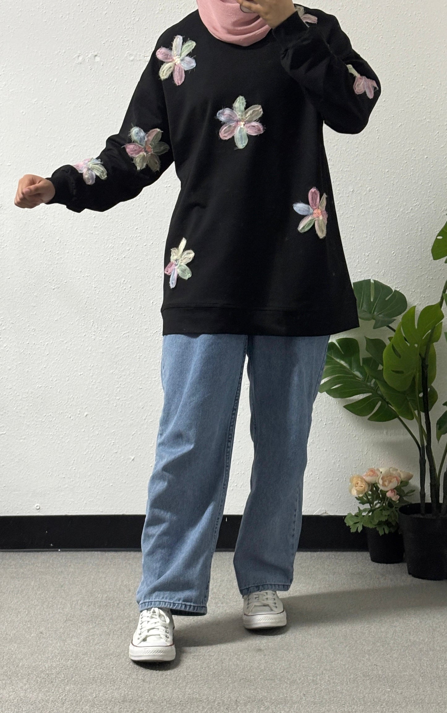 Flower sweatshirt