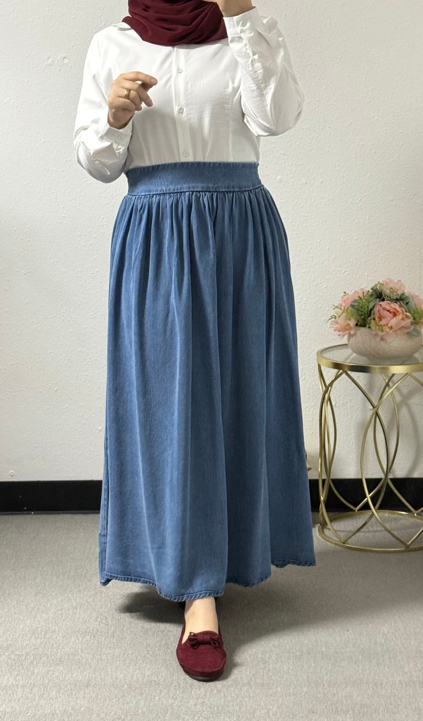 Denim skirt