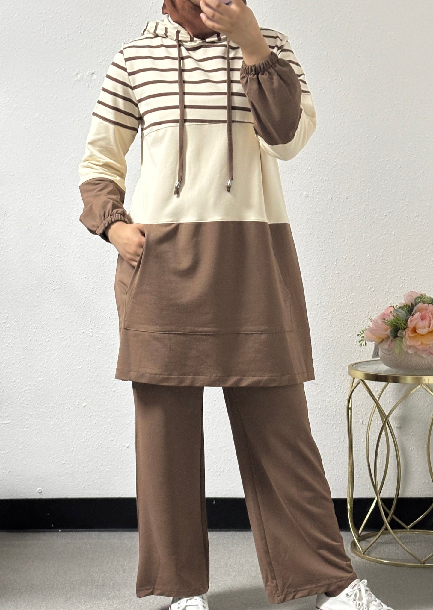 Two-piece line pattern set
