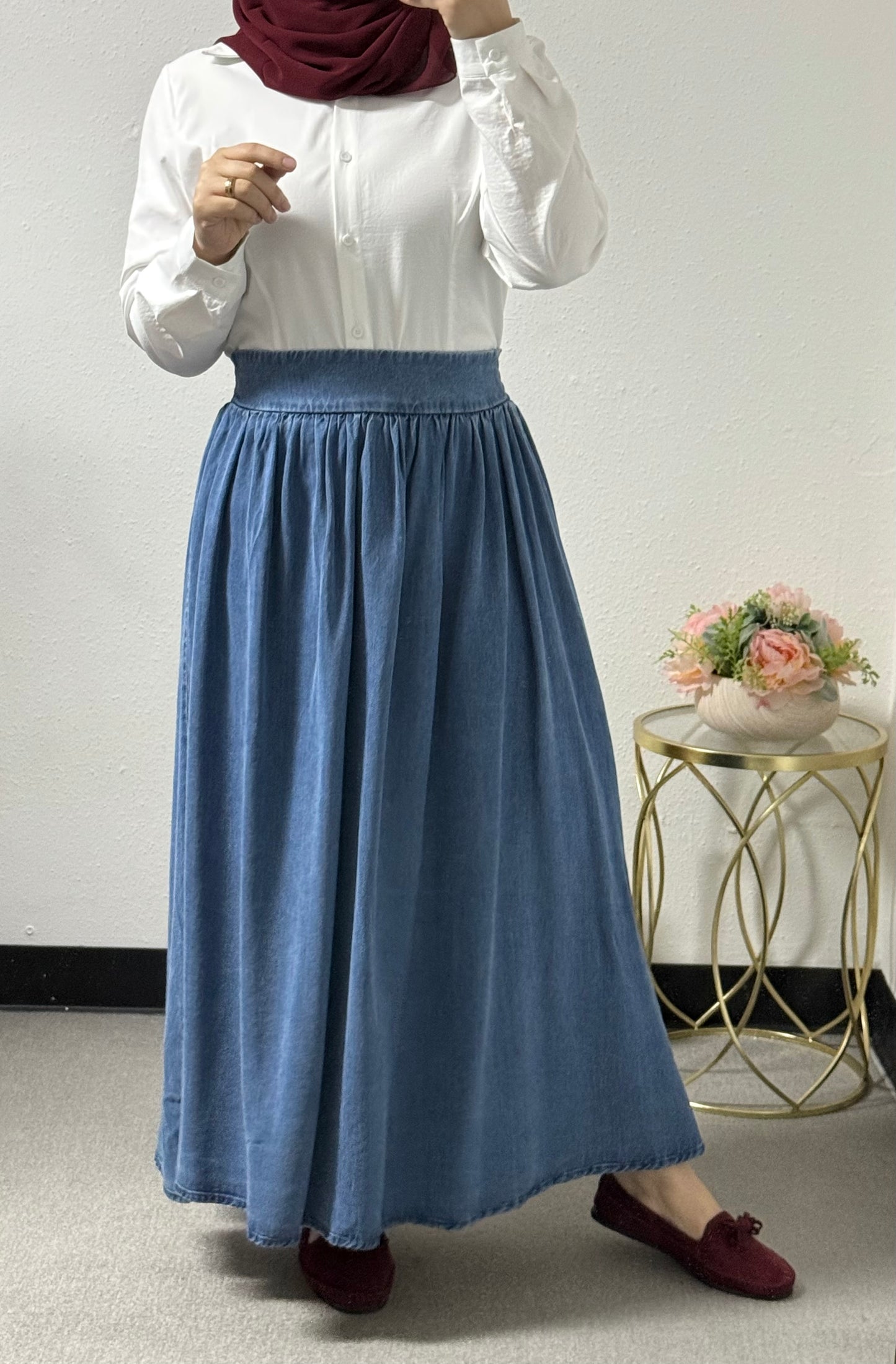 Denim skirt