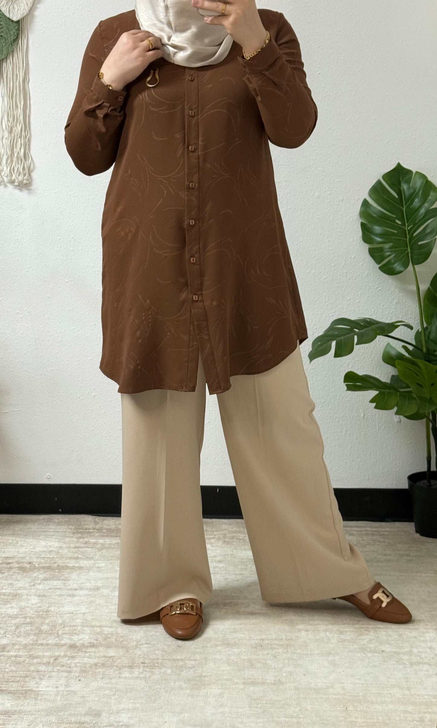 Modest Collar Shirt