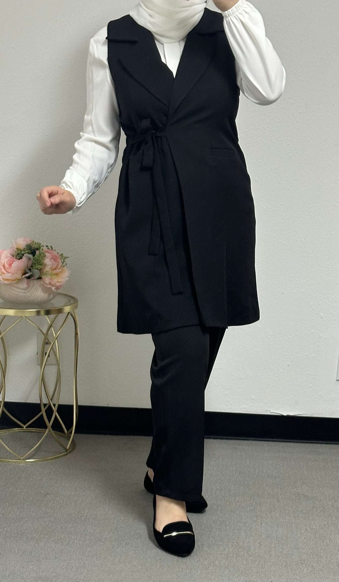 Three pieces set side belt