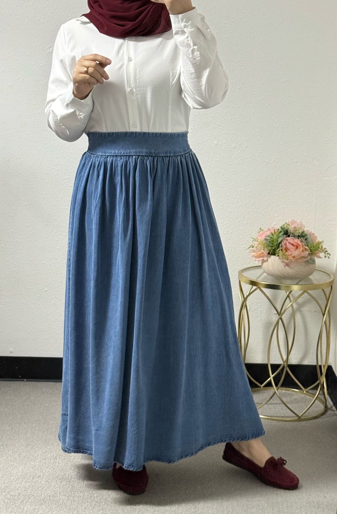 Denim skirt