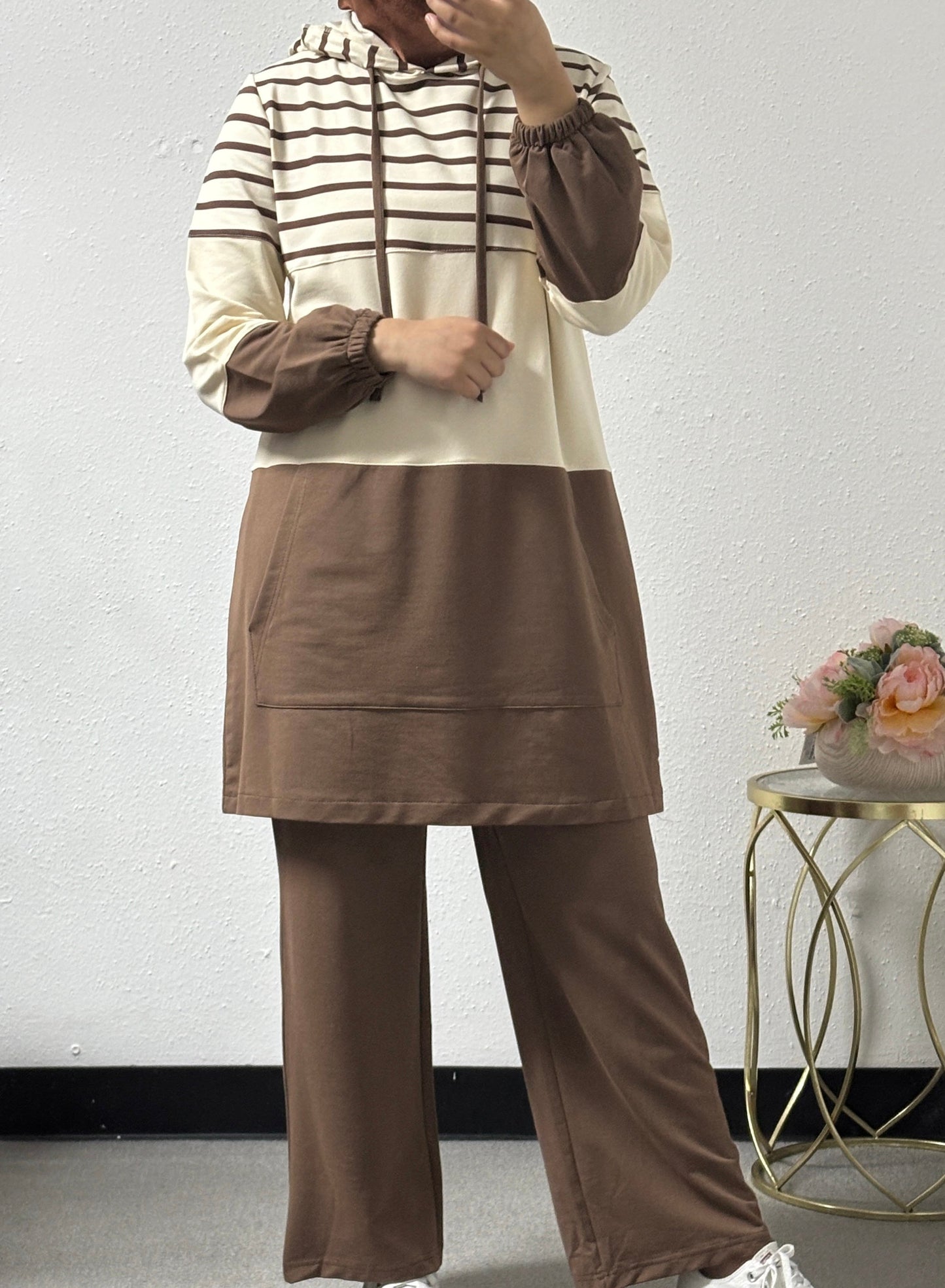Two-piece line pattern set