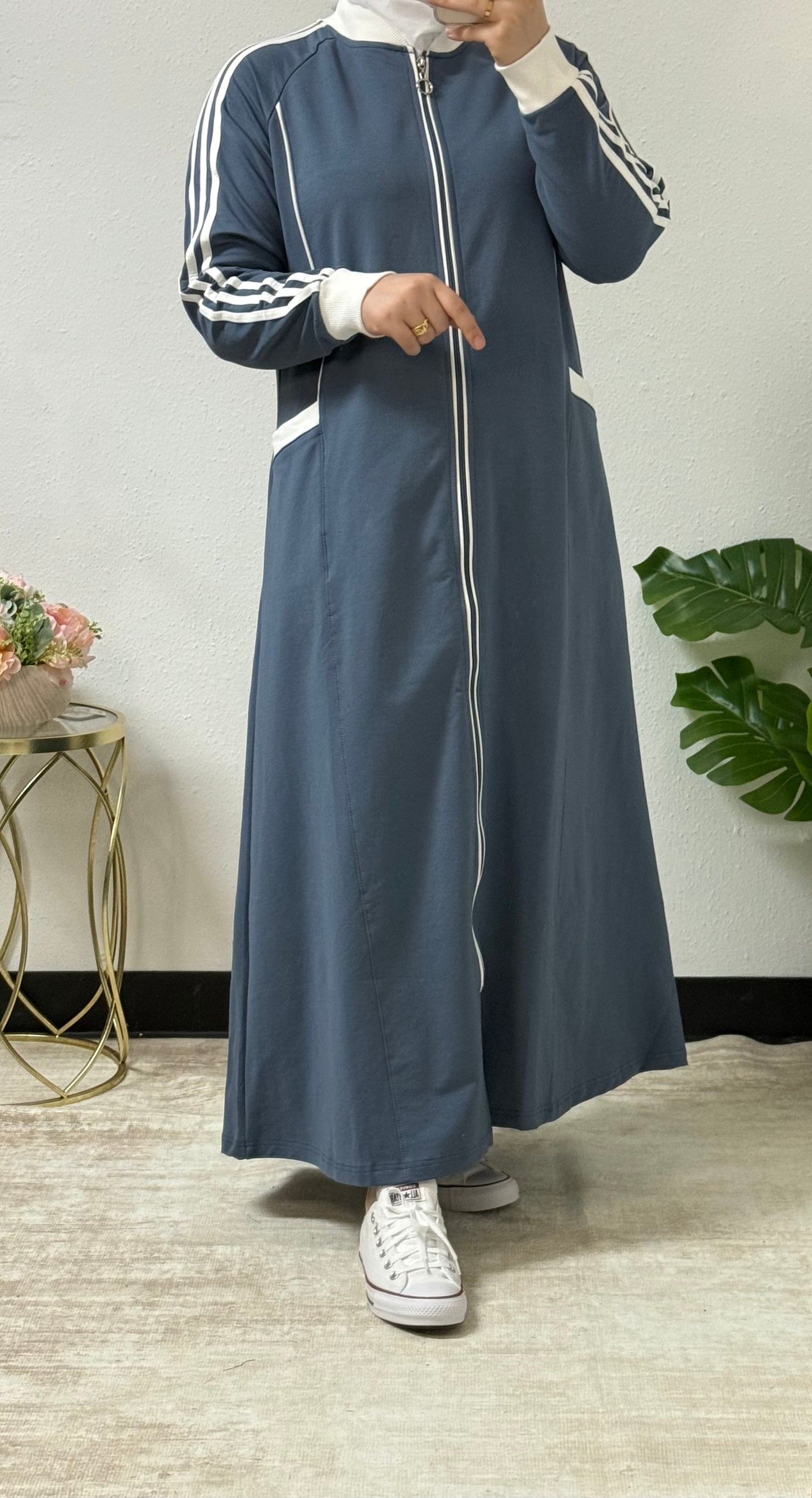 Sport Luxe Zip Dress