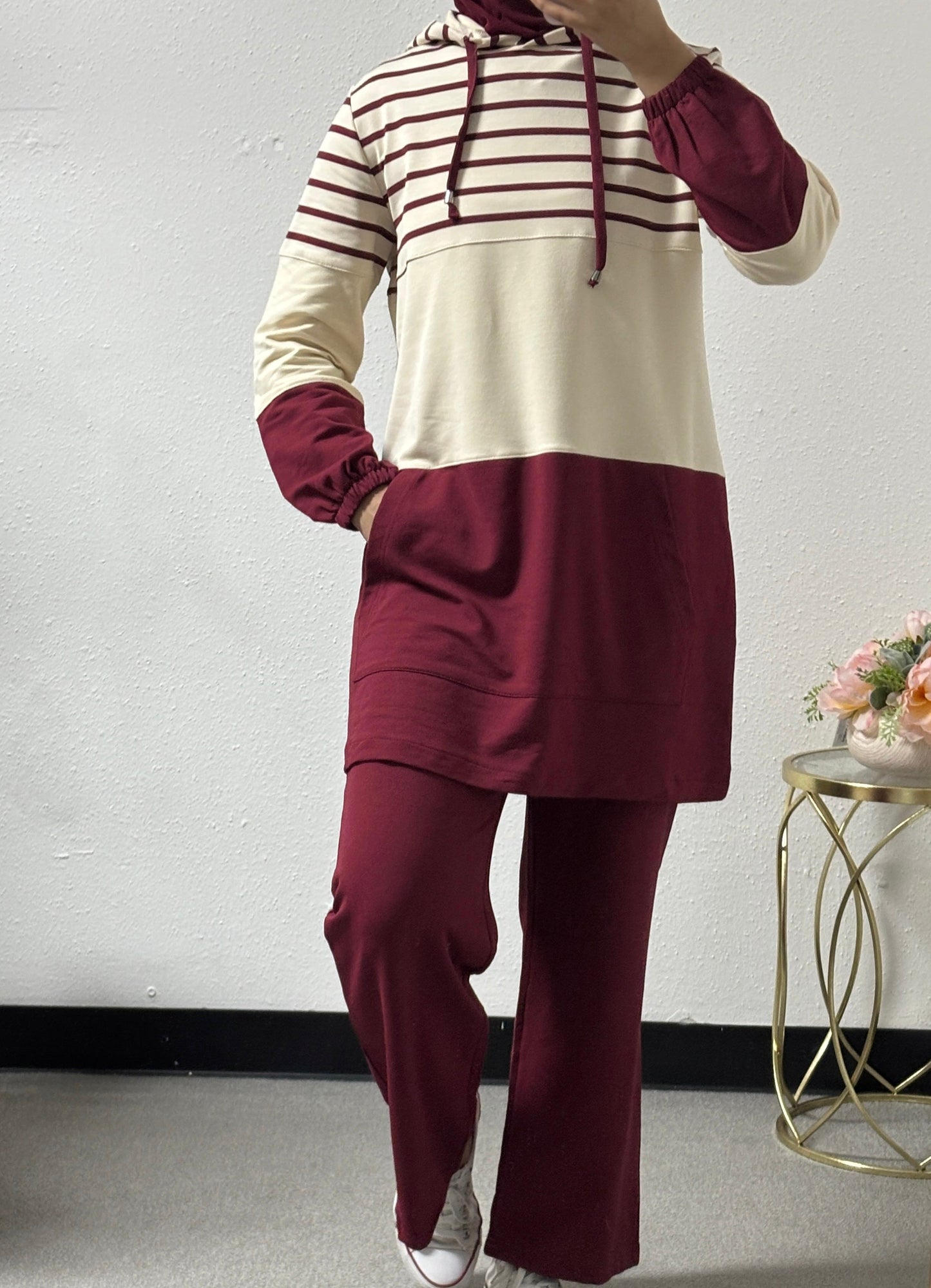 Two-piece line pattern set