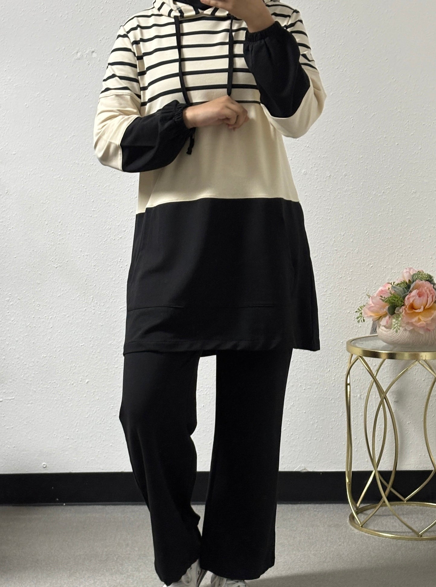 Two-piece line pattern set