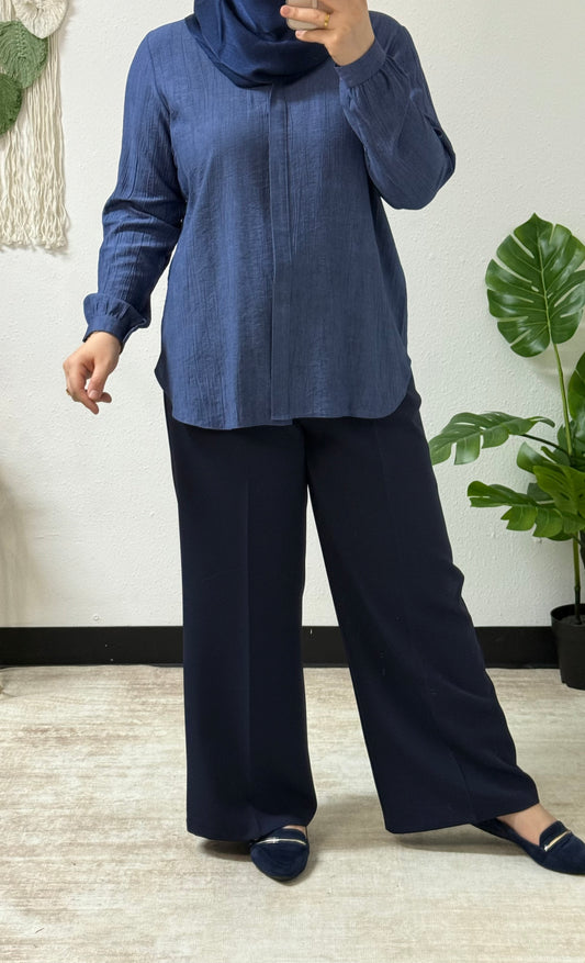 Textured Simple Shirt