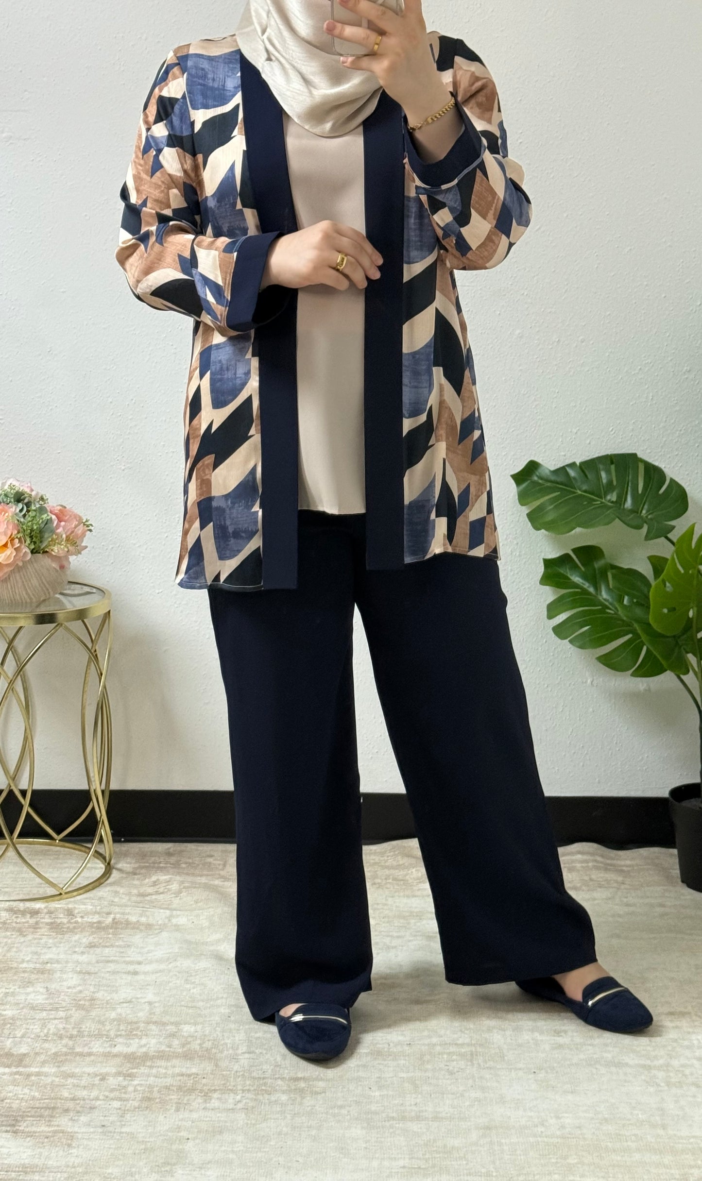 Three-piece pattern set