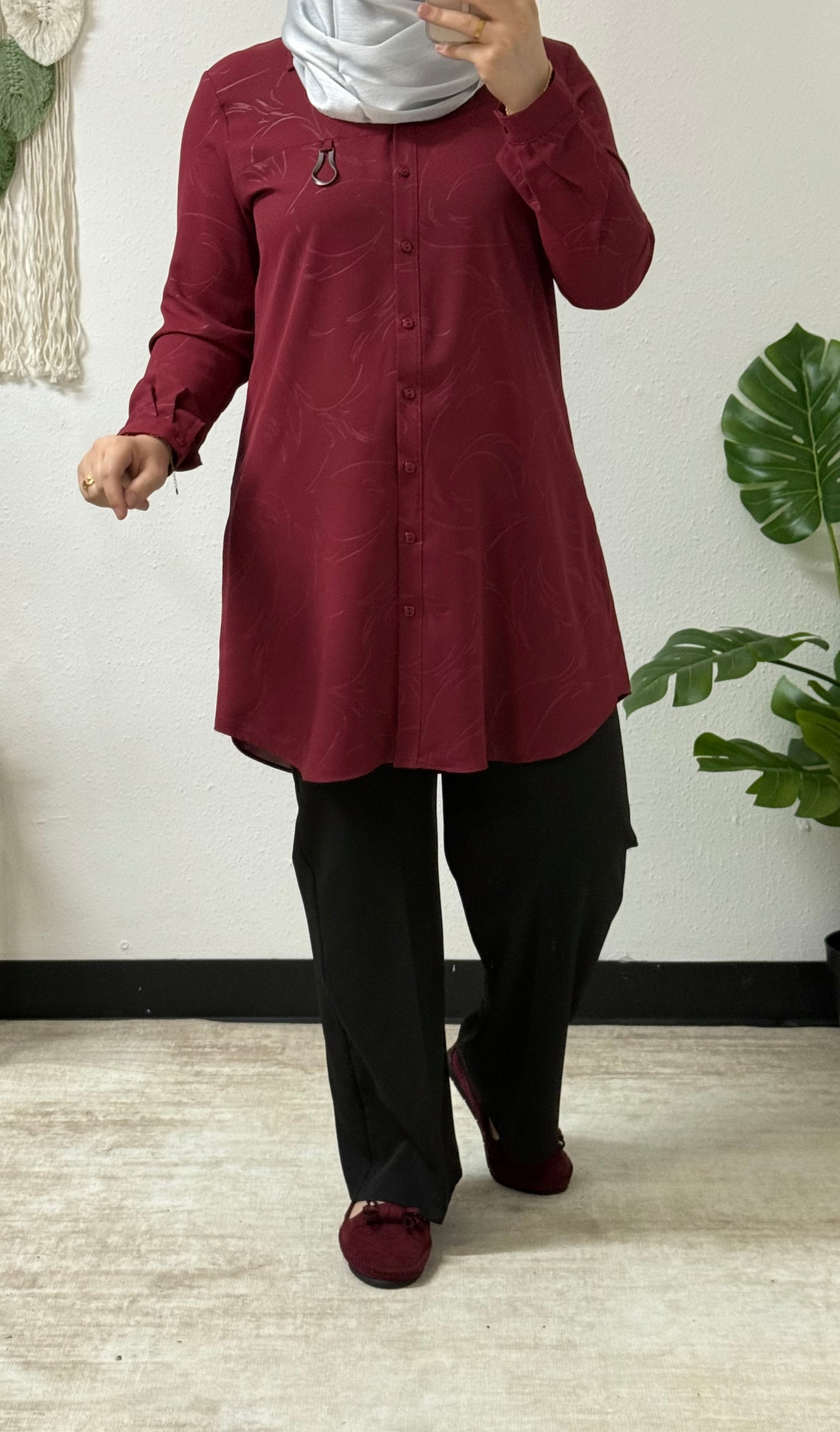 Modest Collar Shirt
