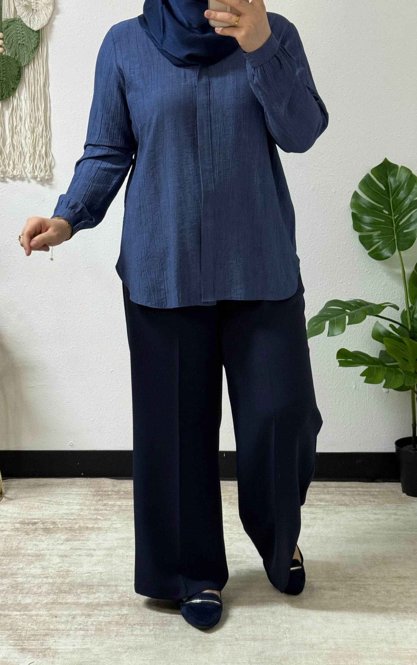 Textured Simple Shirt