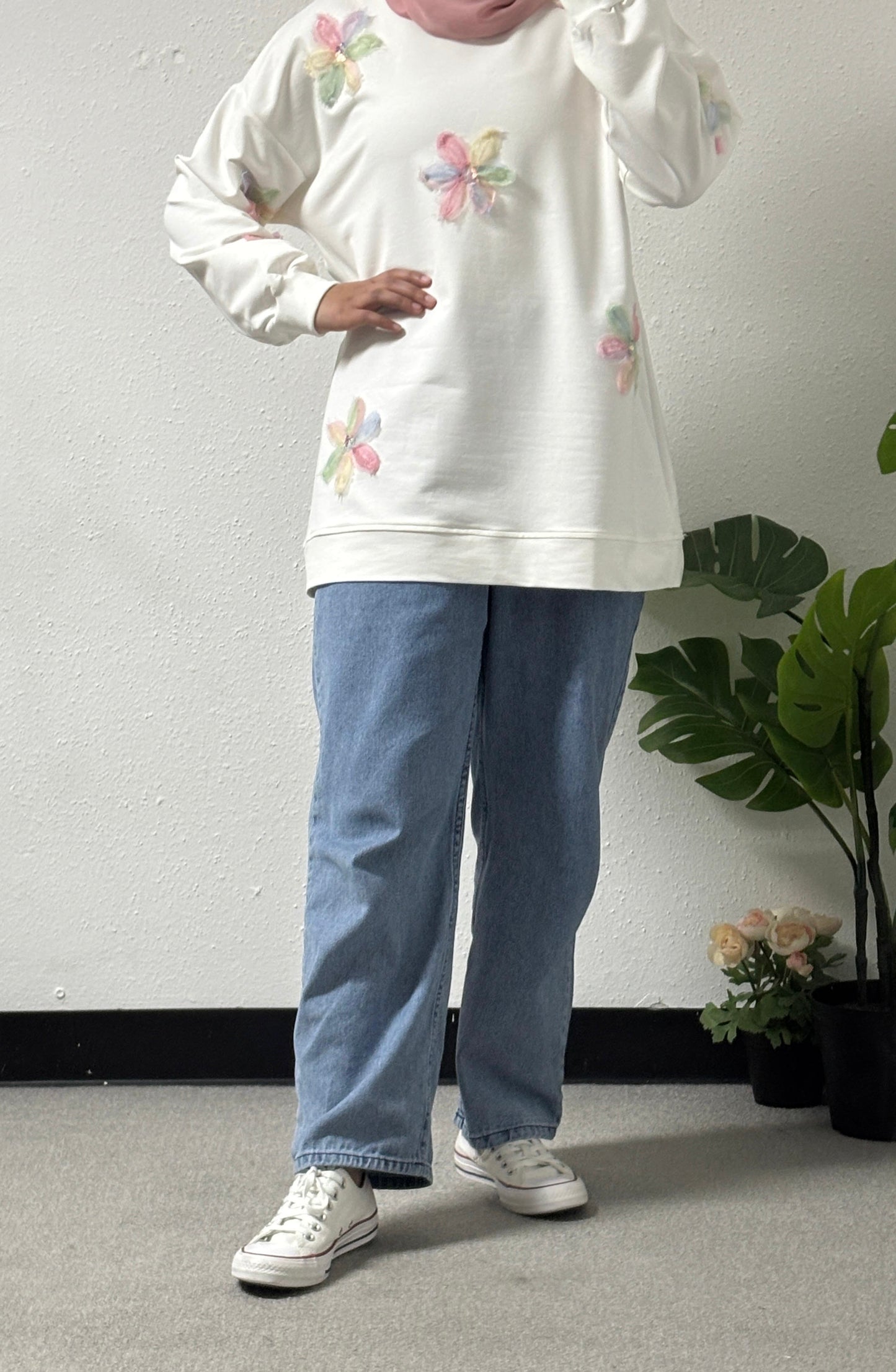 Flower sweatshirt