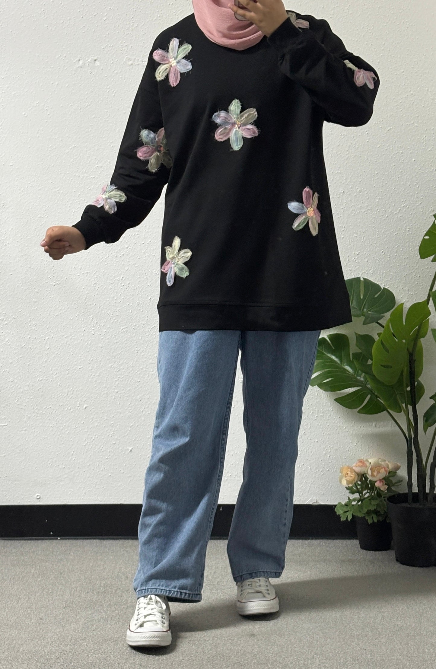 Flower sweatshirt