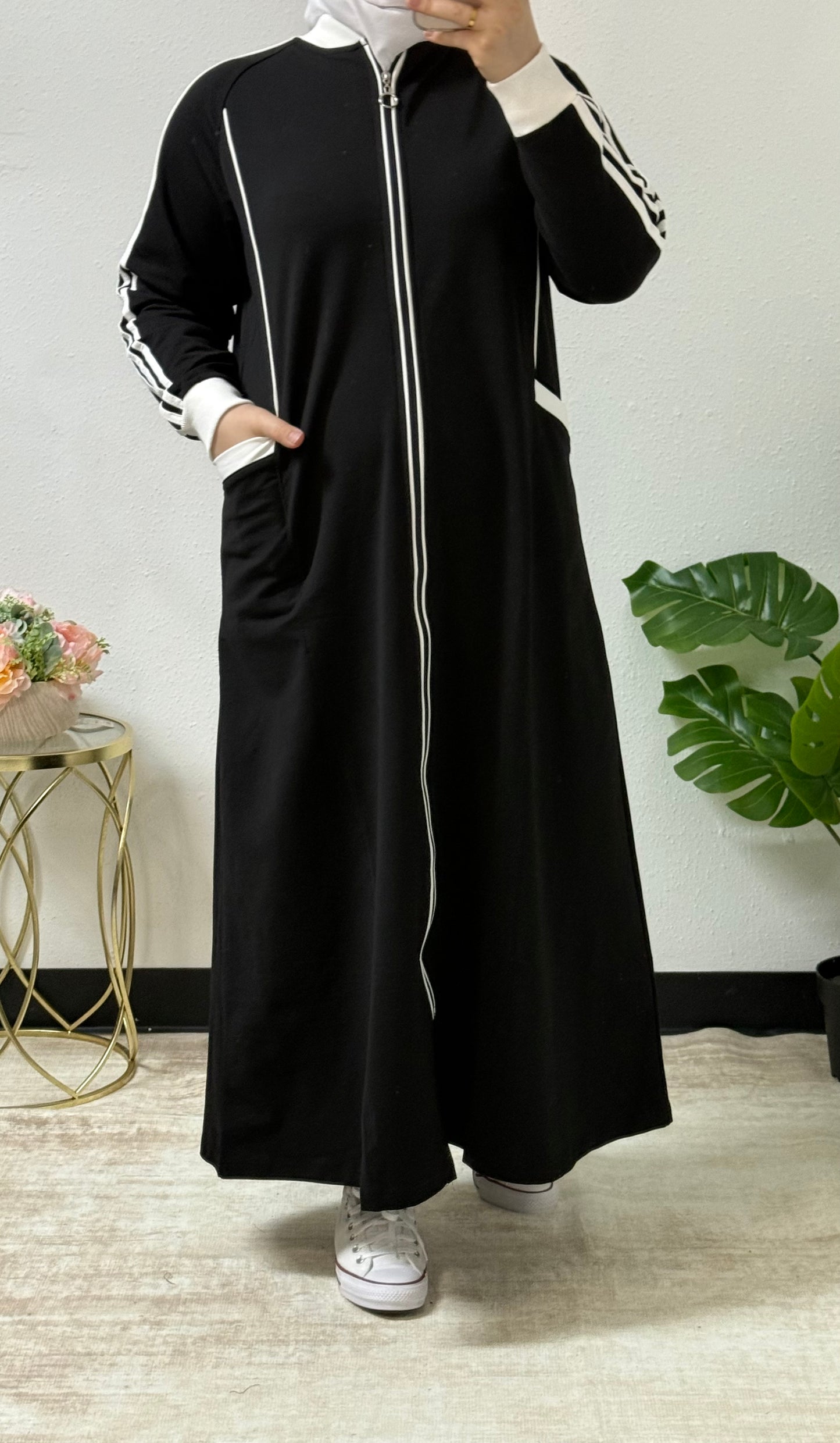 Sport Luxe Zip Dress