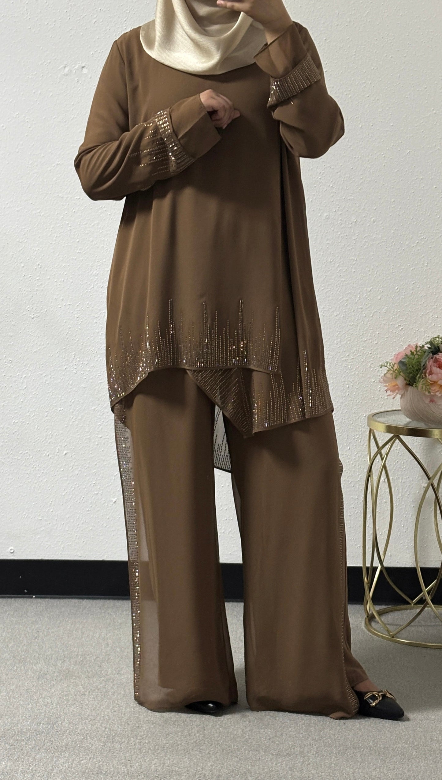 Modern chiffon set