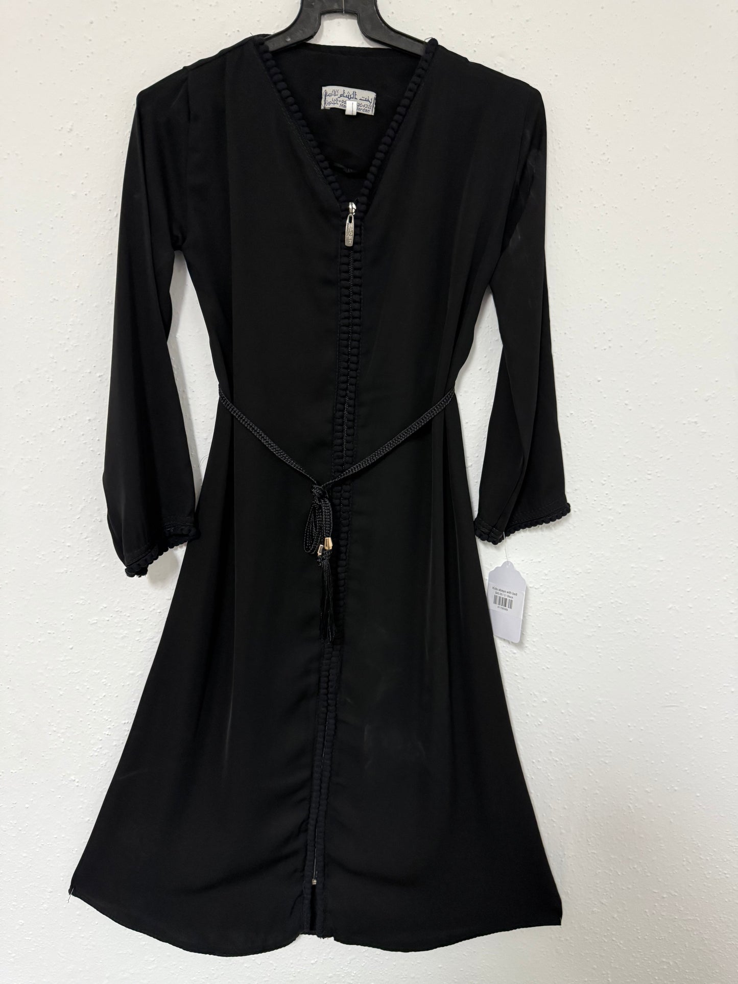 Kids abaya with belt
