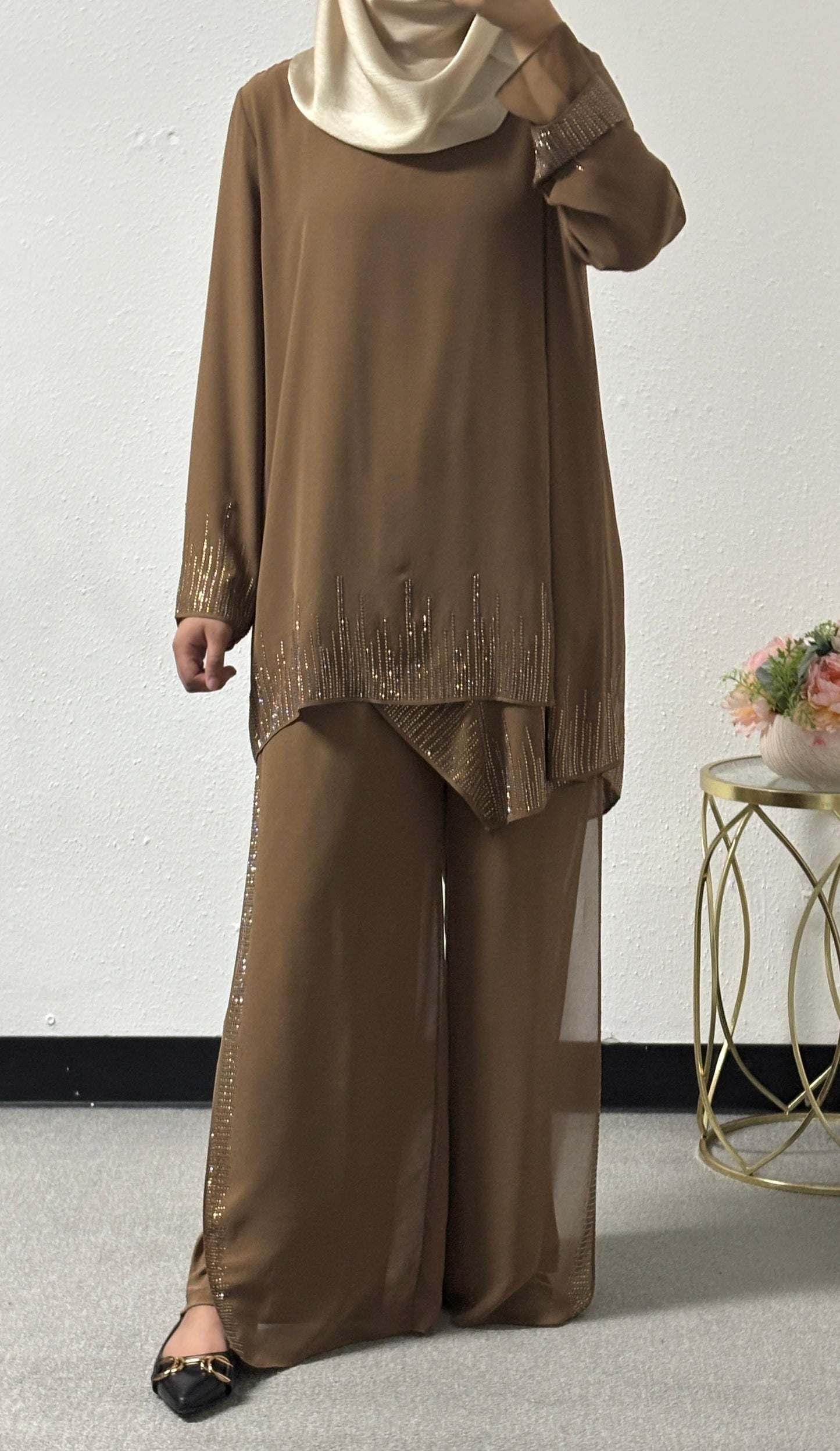 Modern chiffon set