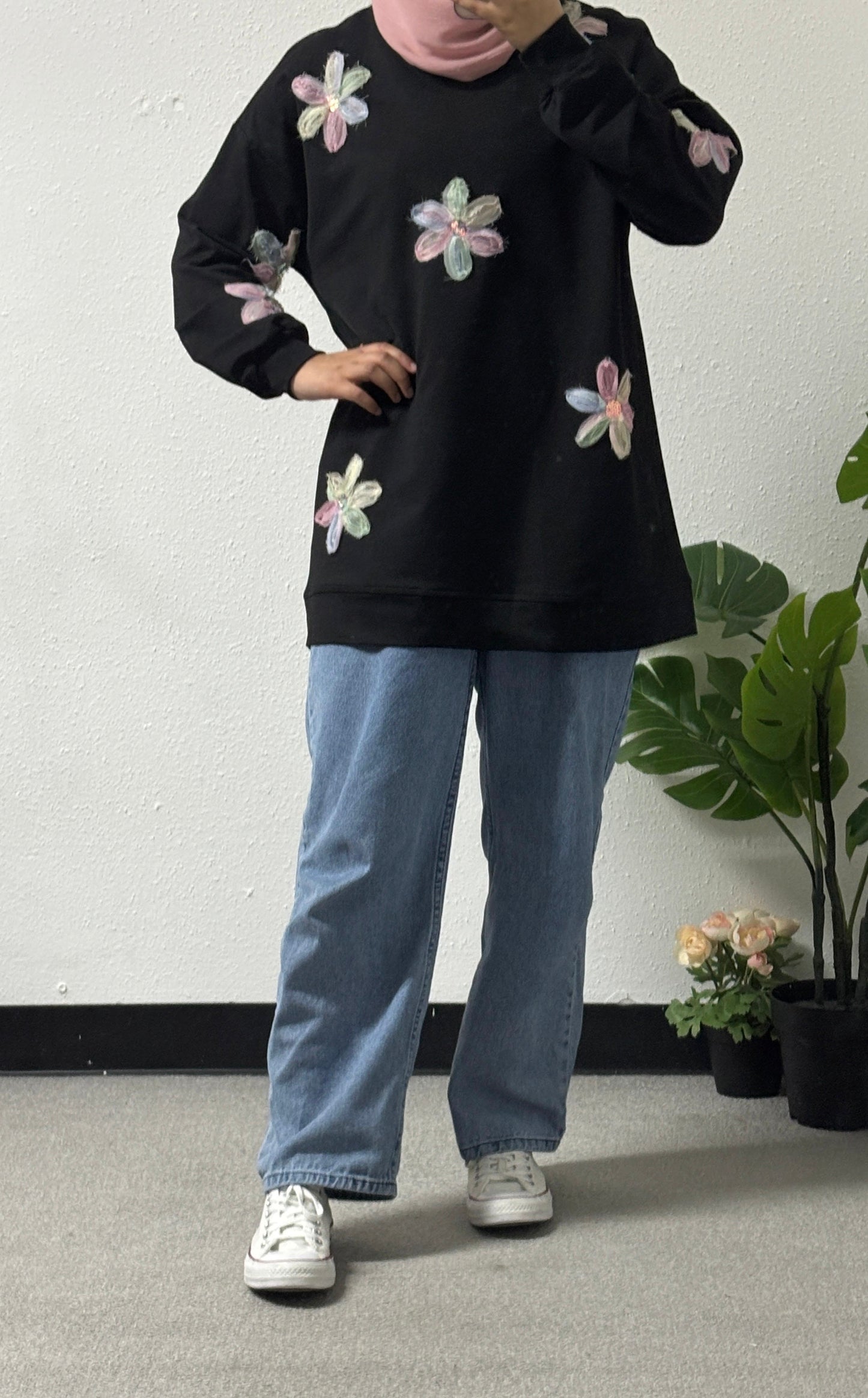 Flower sweatshirt