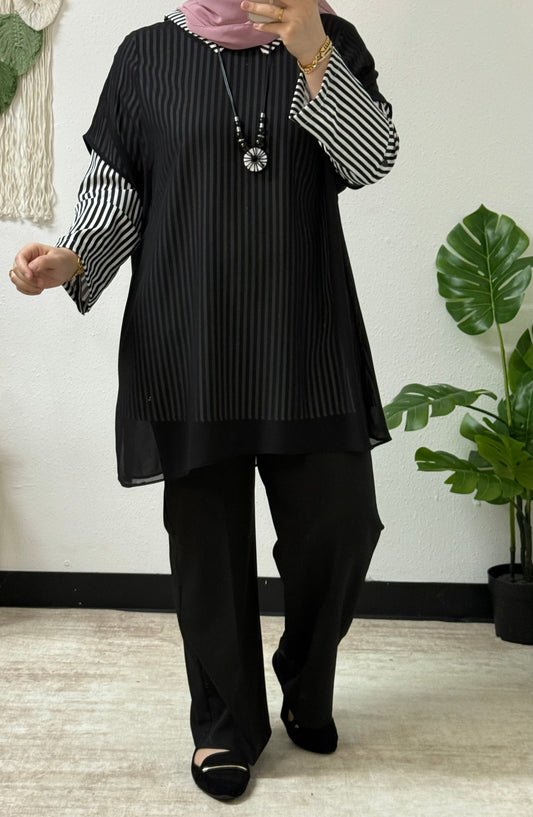 Long Stripped Shirt
