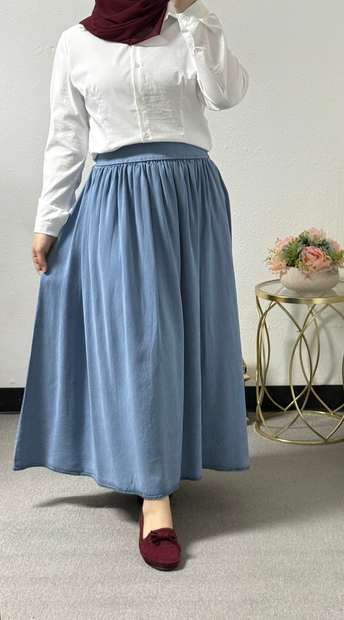 Denim skirt