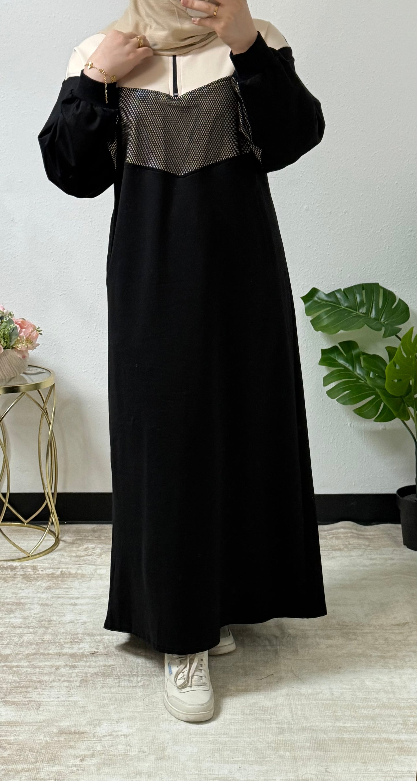 Sporty net dress