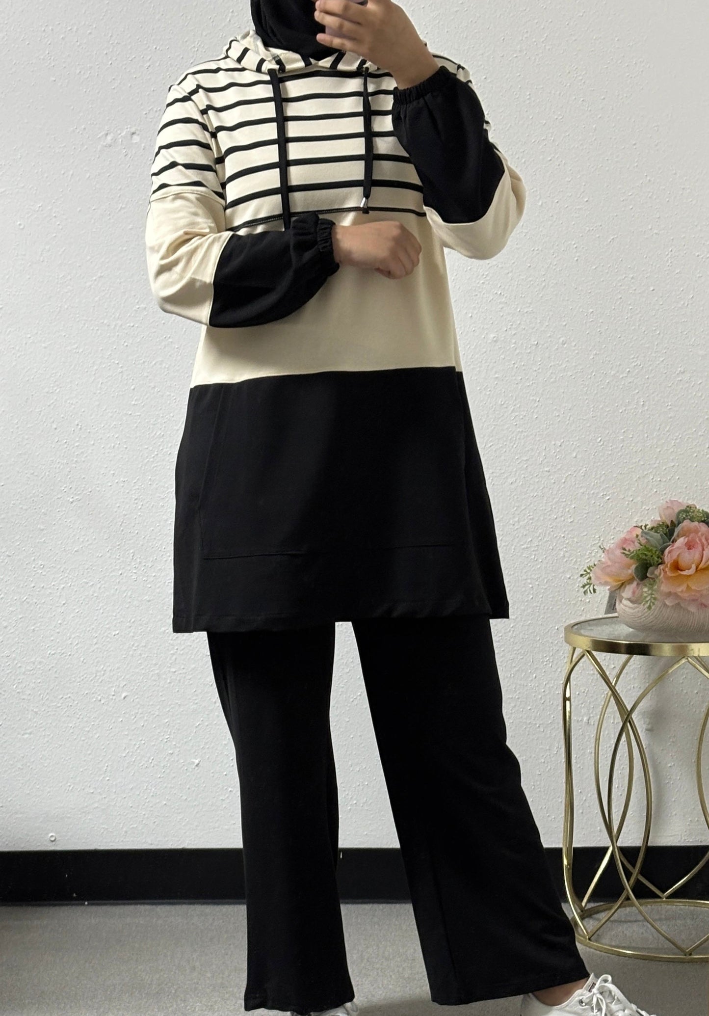 Two-piece line pattern set
