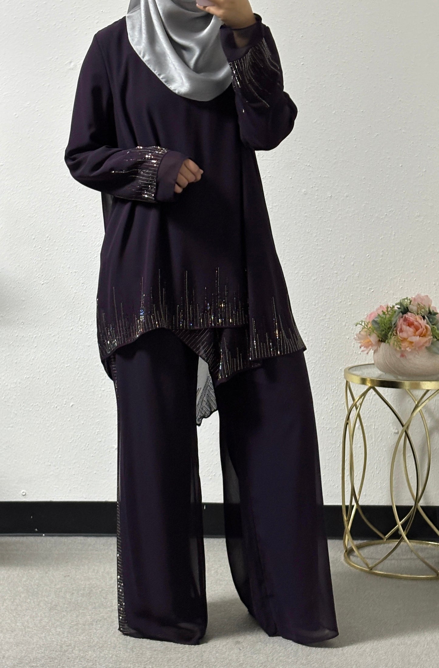 Modern chiffon set
