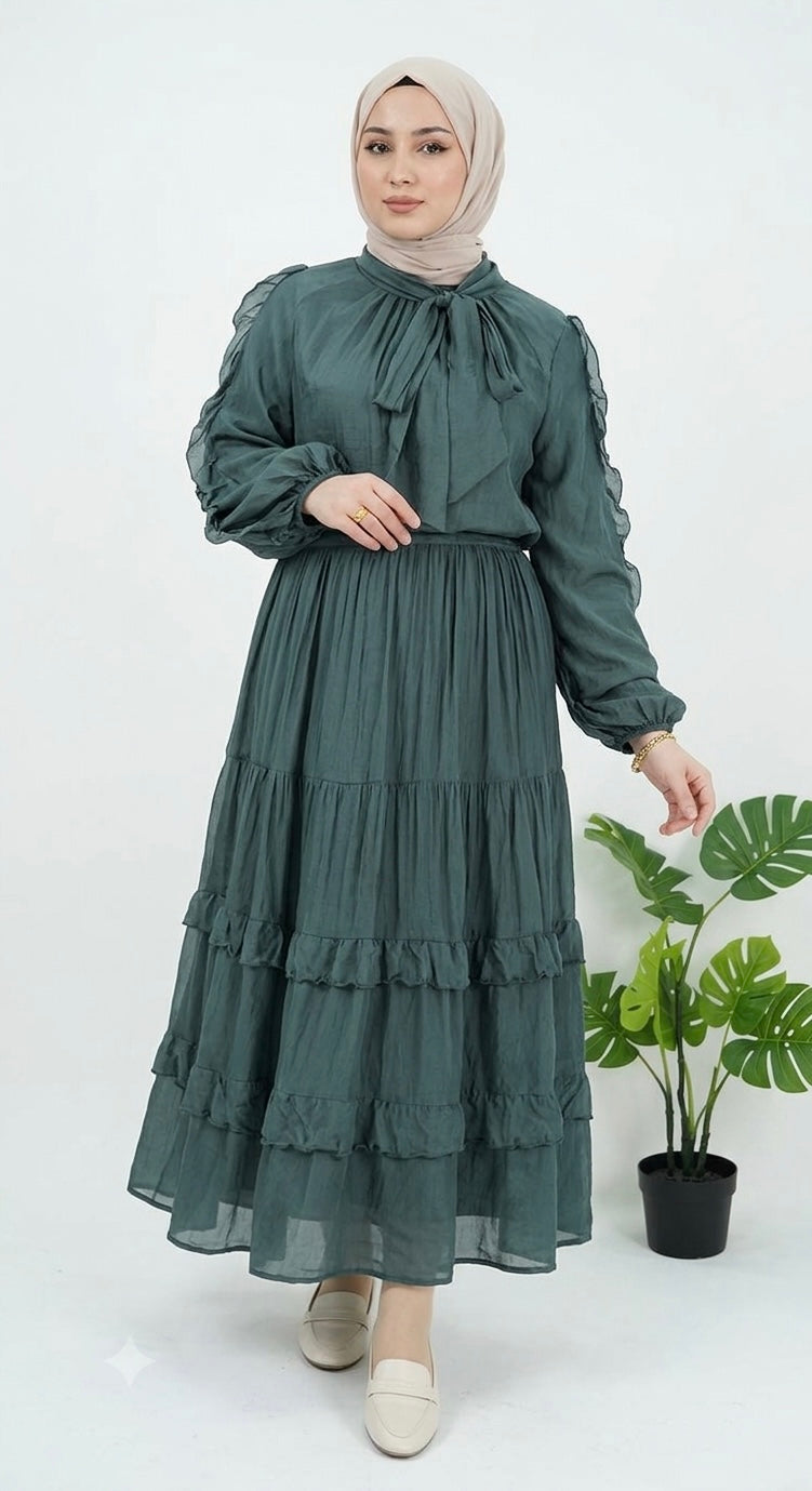 Linen Ruffled Set
