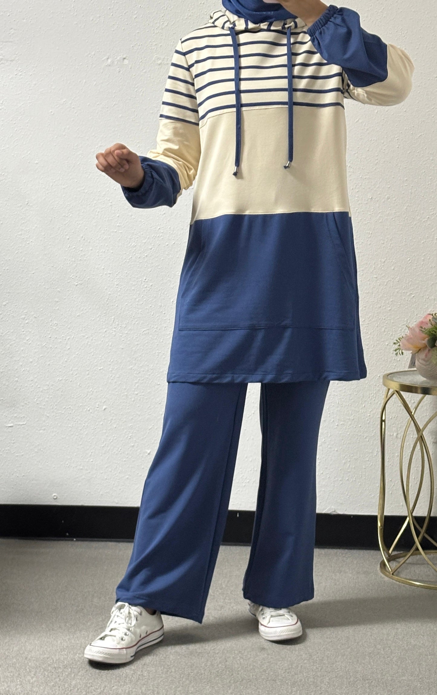 Two-piece line pattern set