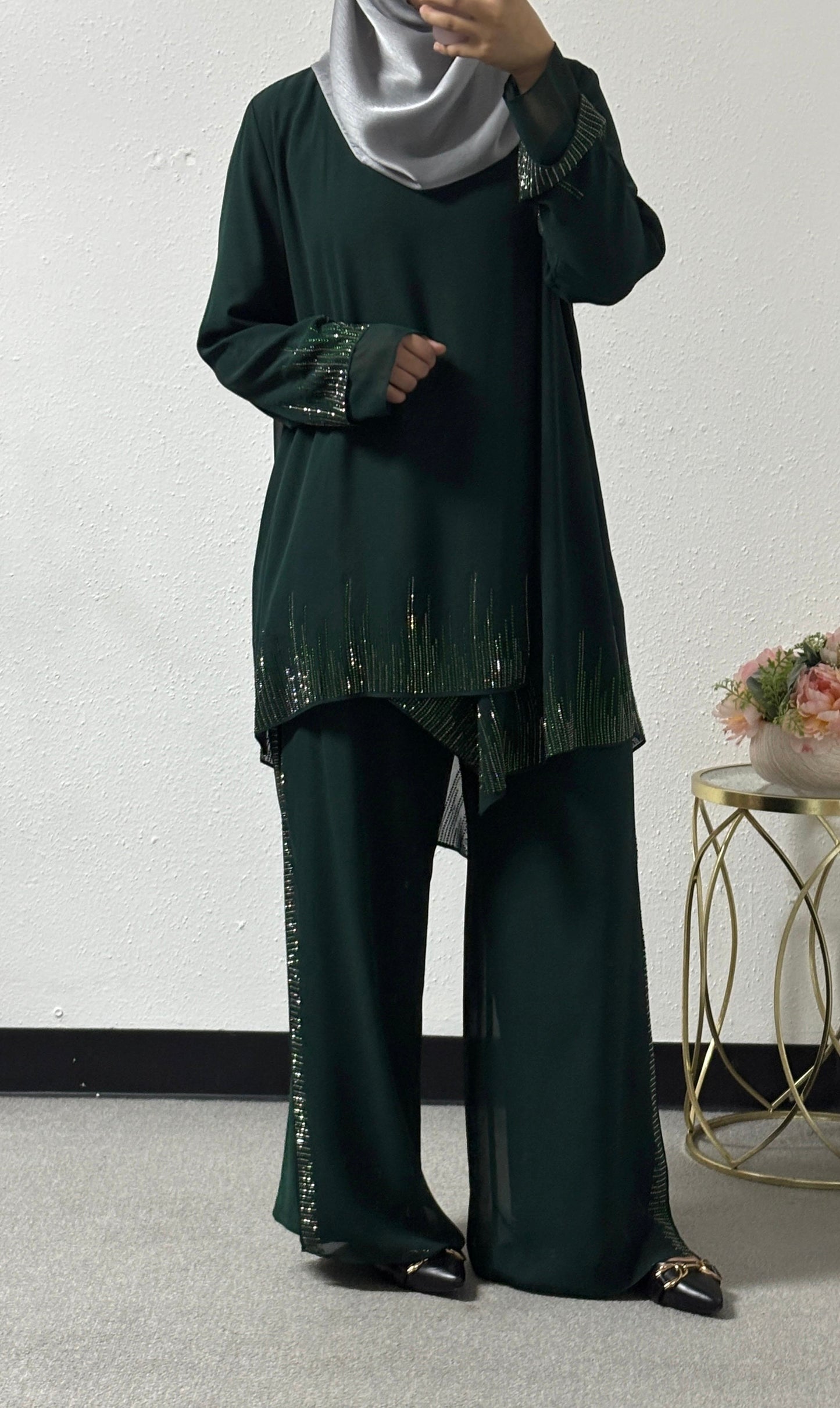 Modern chiffon set