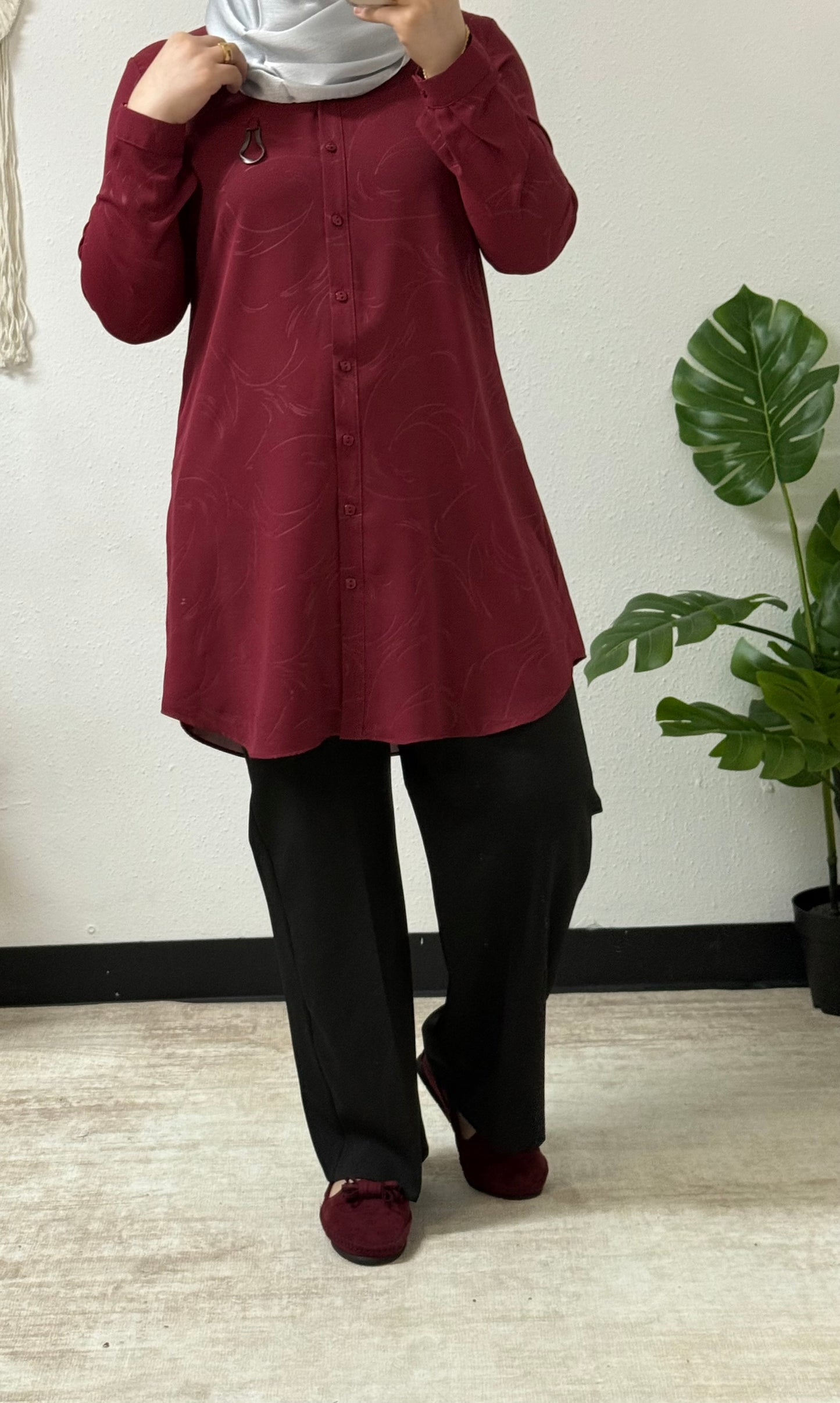 Modest Collar Shirt