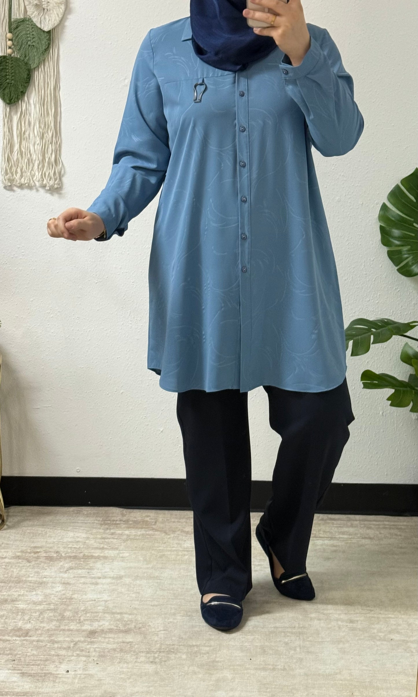 Modest Collar Shirt
