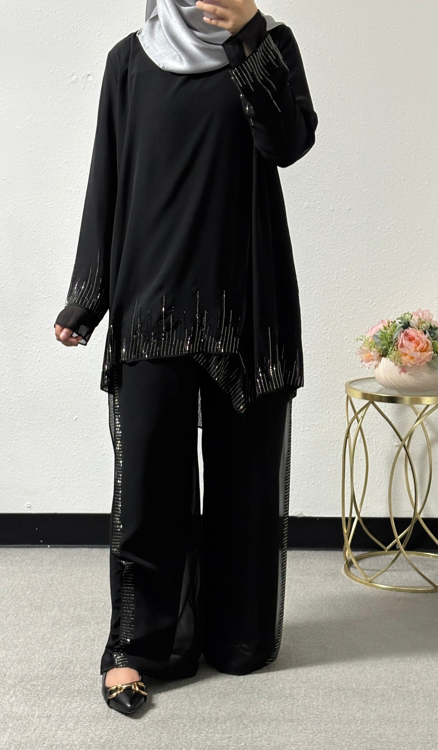 Modern chiffon set