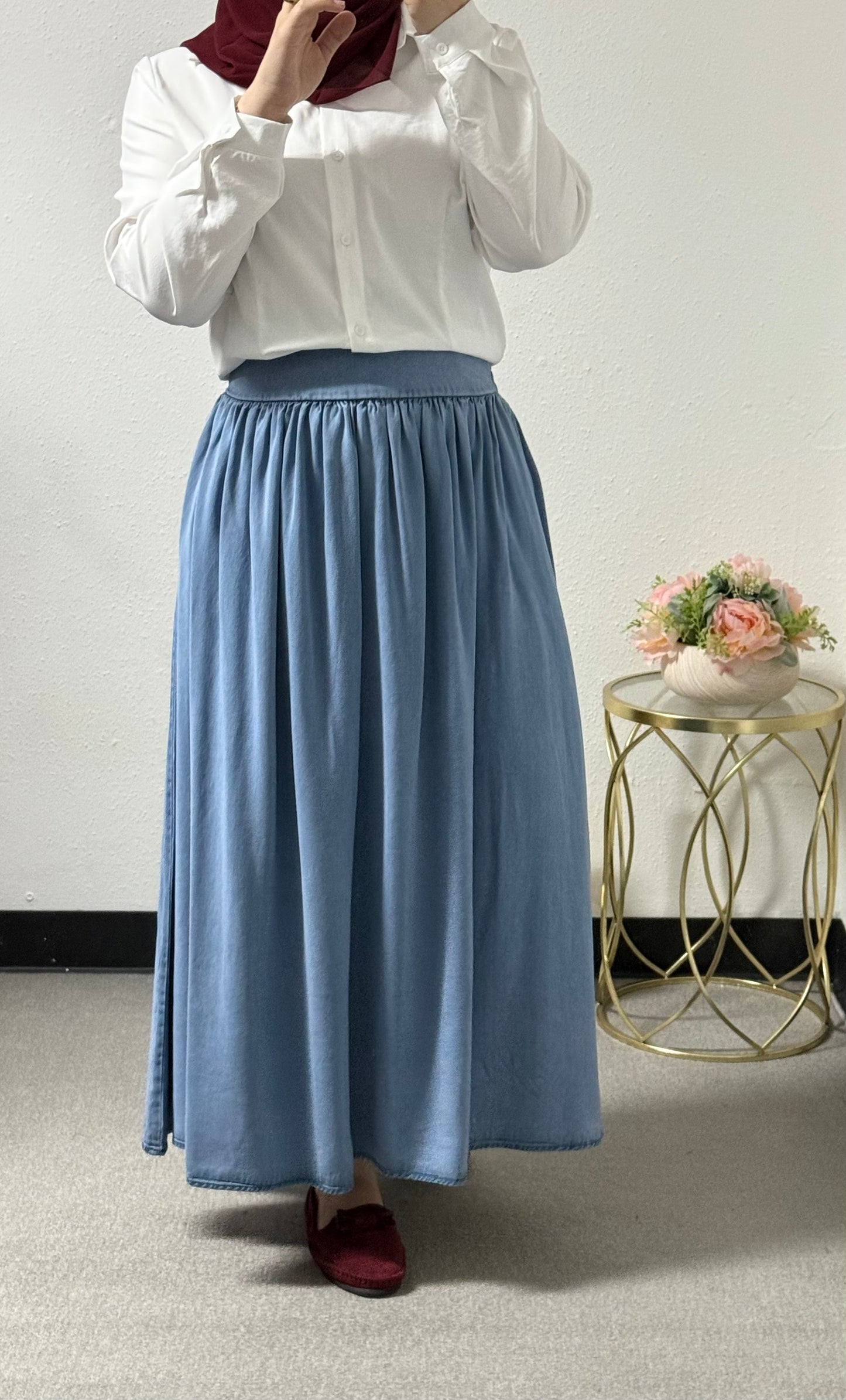 Denim skirt