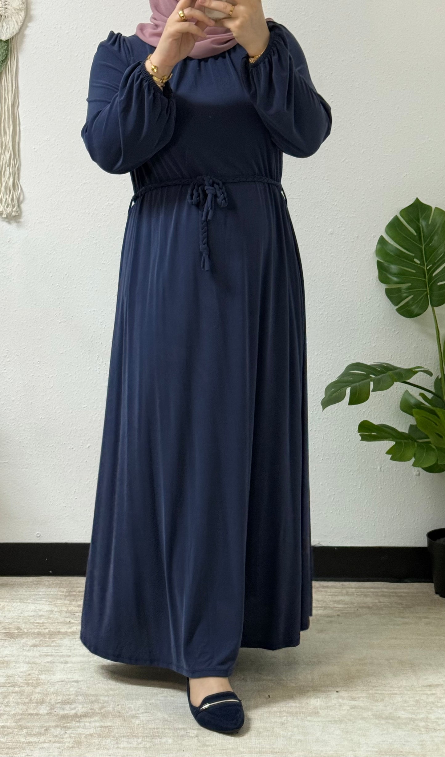 Braided Accent Dress