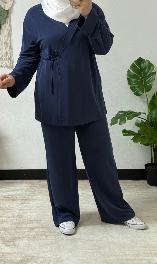Stretchy Fabric Casual Set