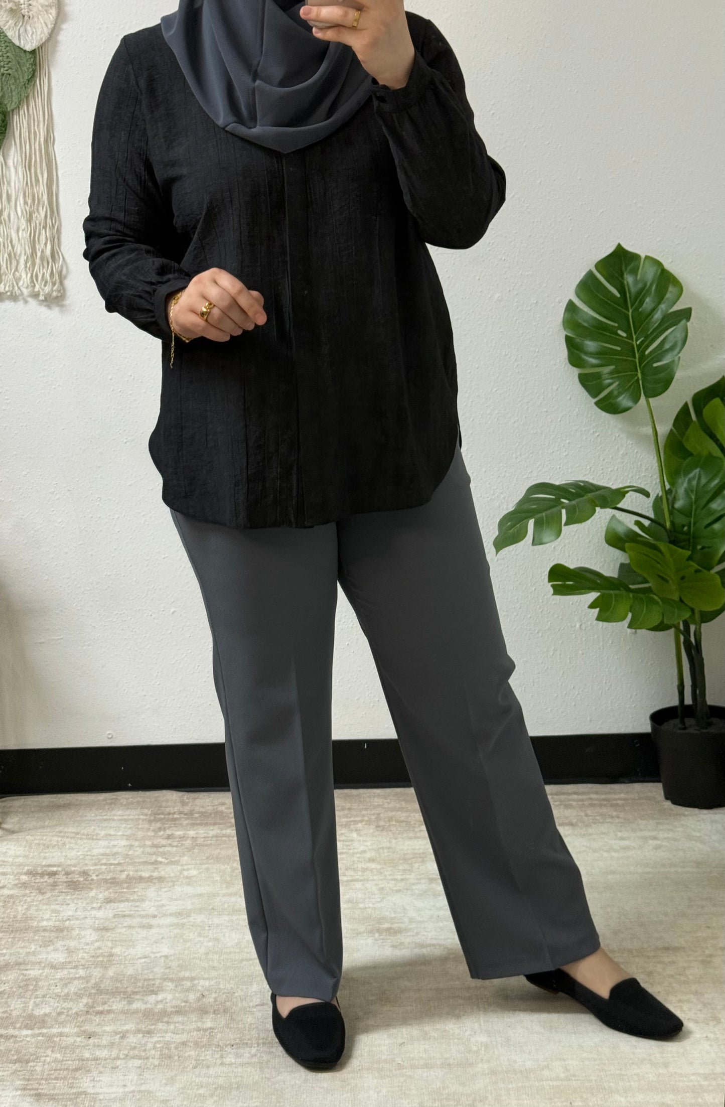 Textured Simple Shirt