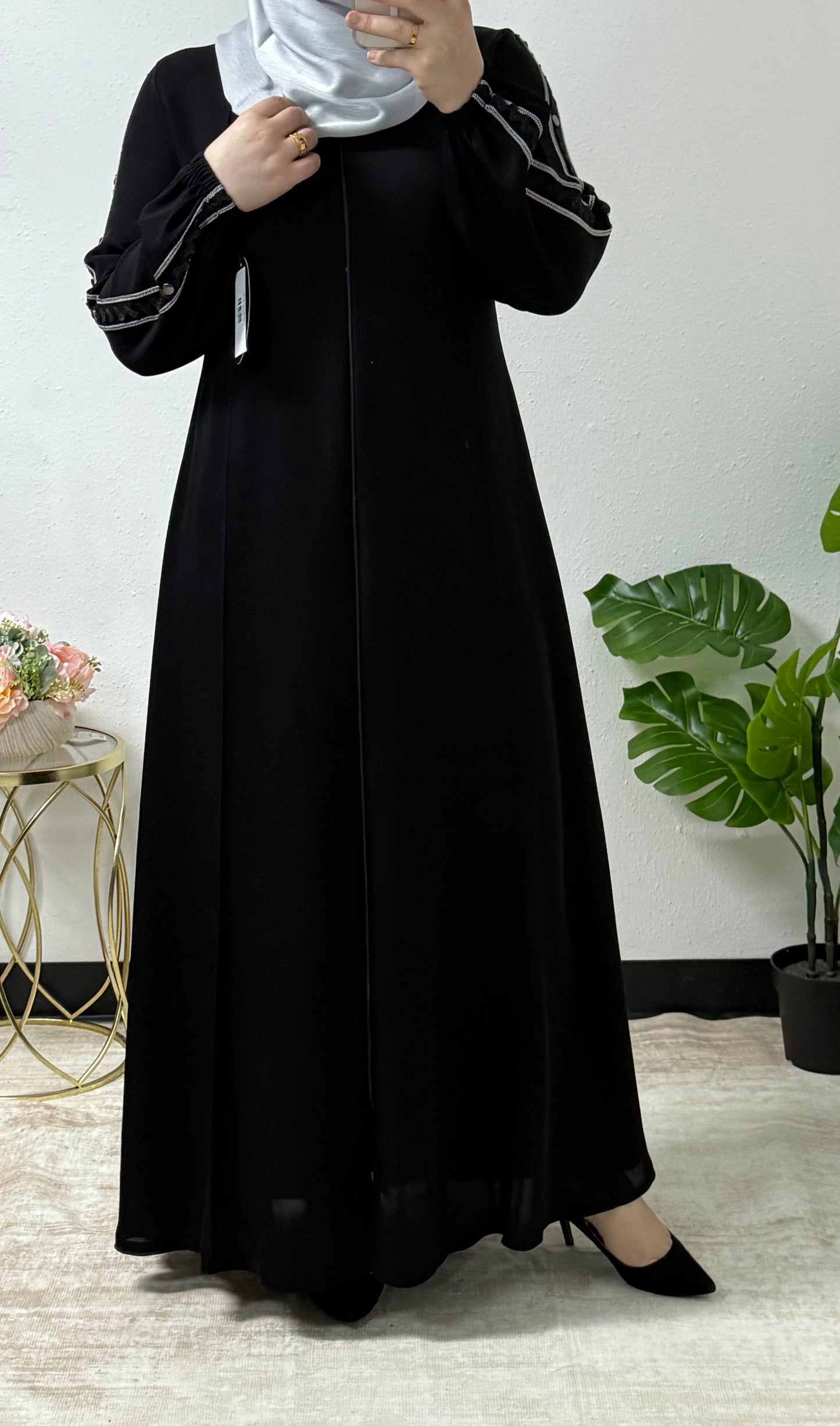 Multi-Lace Abaya